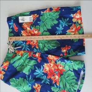 Ralph Lauren Kailua Floral Swim Trunks Large NWT